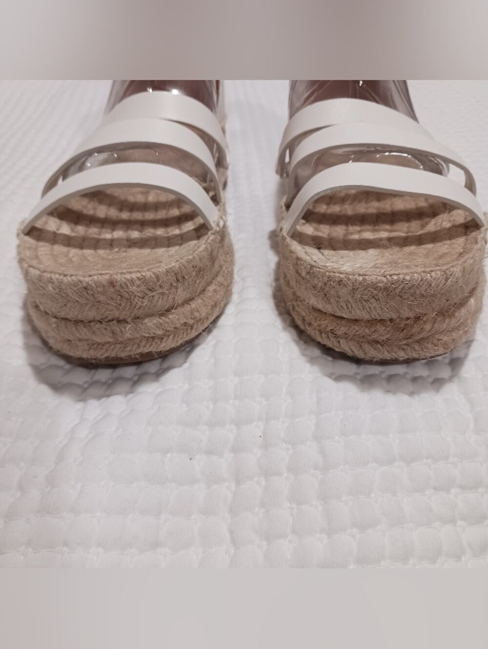 J. Crew Grace Leather Gladiator Espadrille Sandal 9/9.5 - Picture 5 of 13